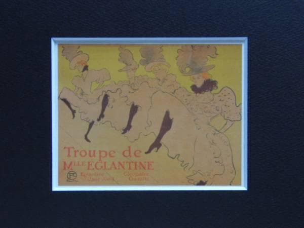 H・T-Lautrec、Troupe De Mlle、希少画集画、状態良好