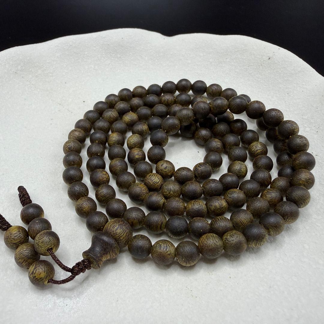 R053 全沈水 極上緑油伽羅 沈香手串 高級ブレスレット重さ：18.8g