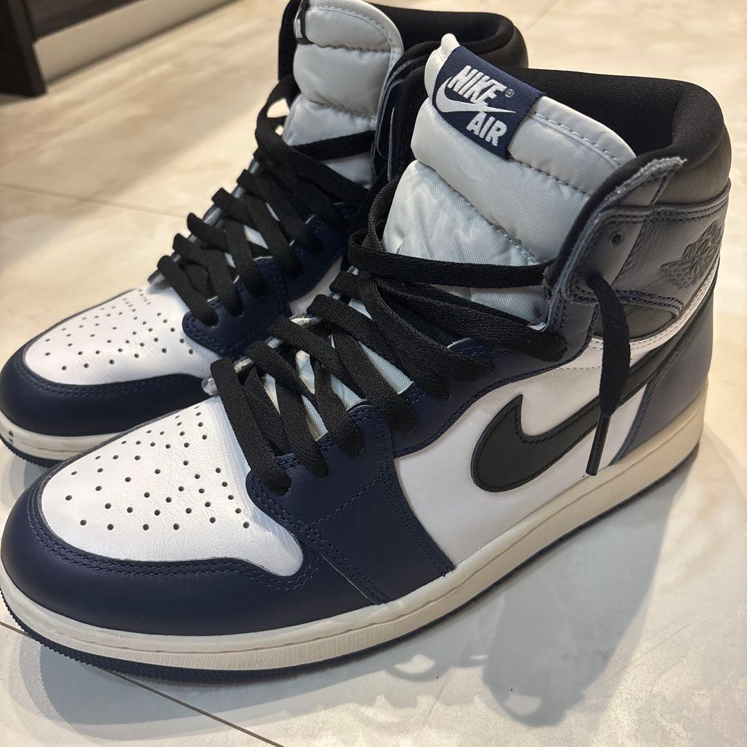 靴 Air Jordan 1 Retro High OG Midnight Navy