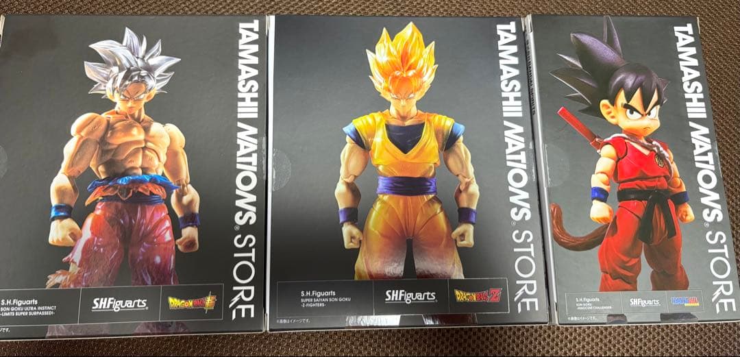 S.H.Figuarts 魂ネイションストア限定　孫悟空 3種類