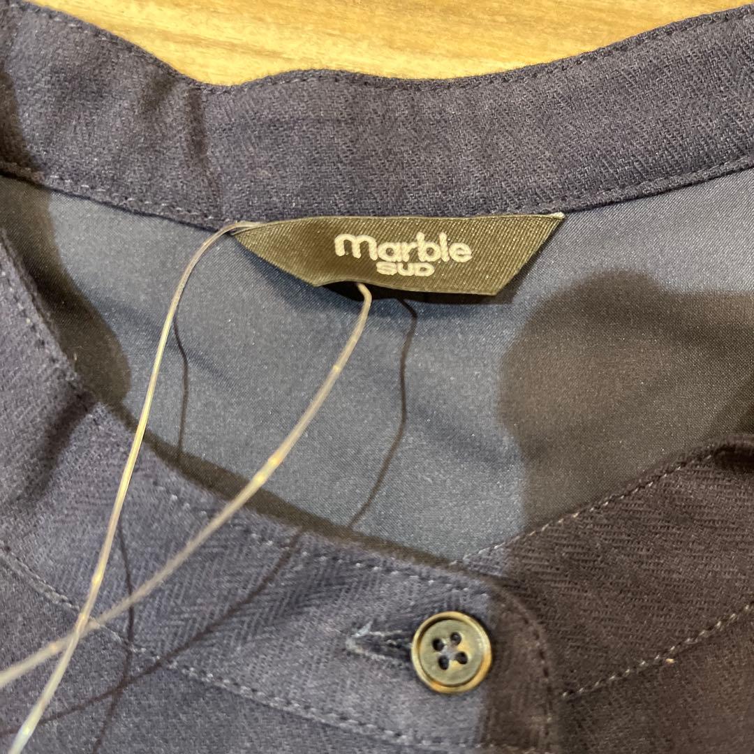 marble sud未使用タグ付長袖刺繍ブラウスEMB higotai - メルカリ