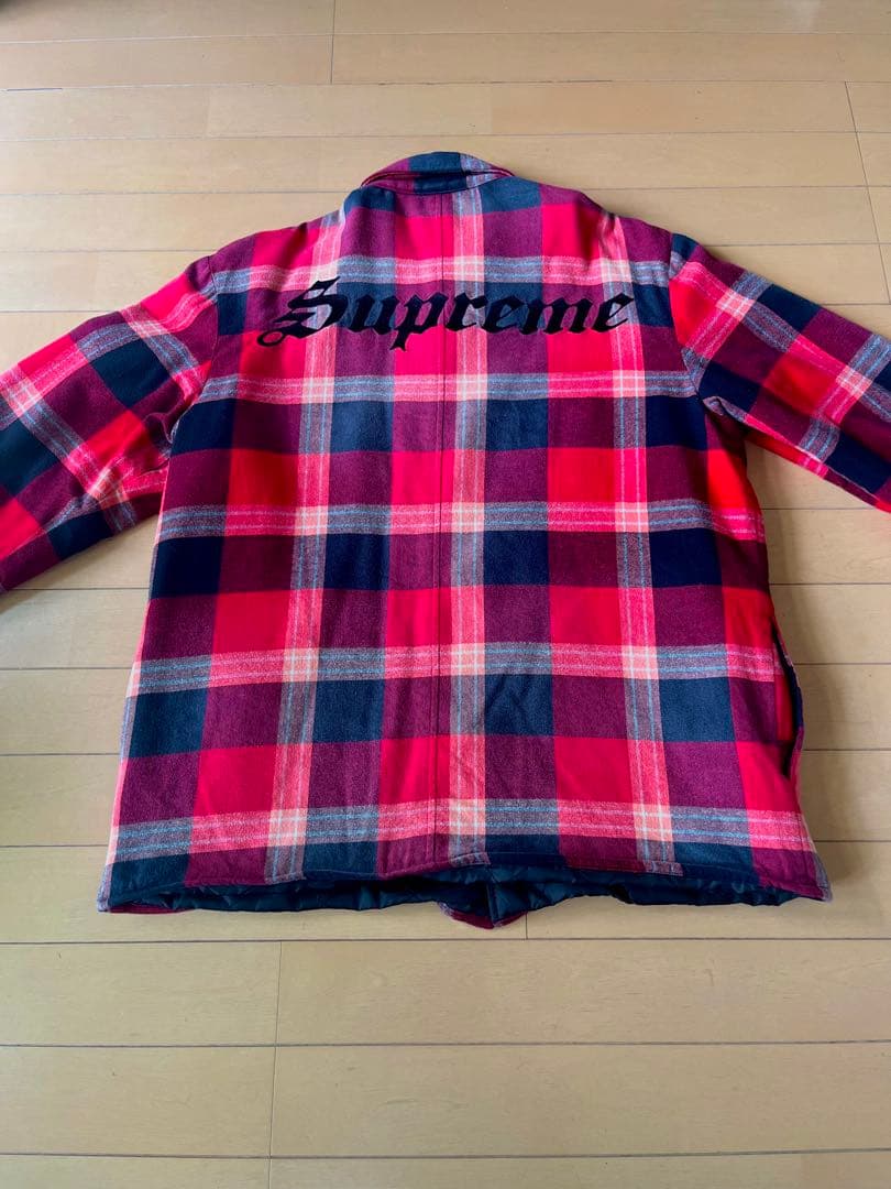 Supreme キルティングシャツ フランネルシャツ