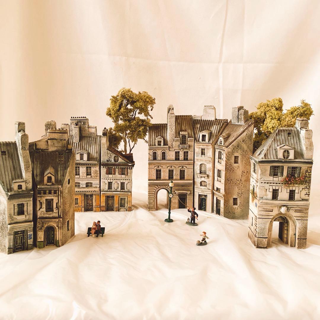 gault house ゴーハウス　ミニチュア置物　陶芸　フランス　Jカールトン gault house ミニチュア置物 陶芸 フランス 街並み J Carlton