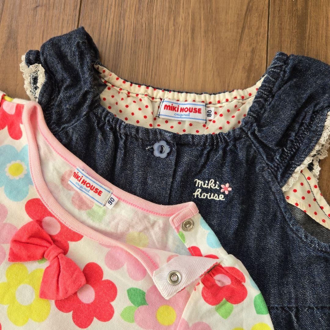MIKI HOUSE】セット売り ワンピース - メルカリ