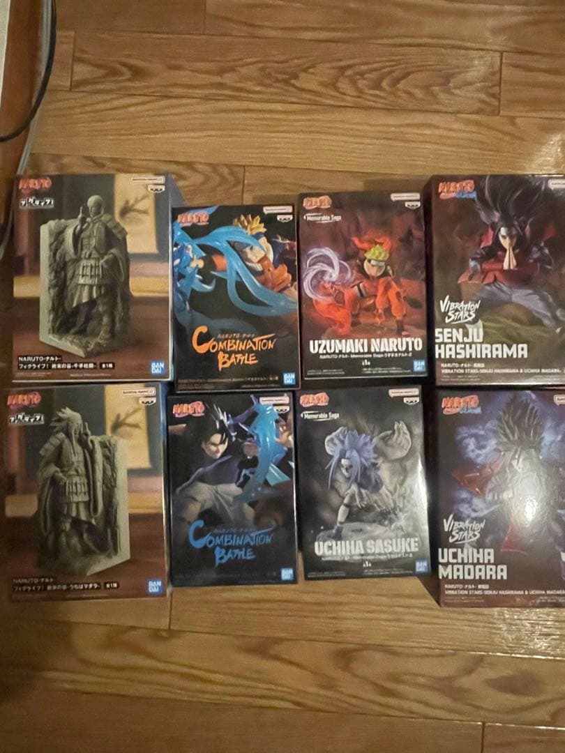 ナルト　フィギュア　Memorable Saga等　ナルト　サスケ　8個セット