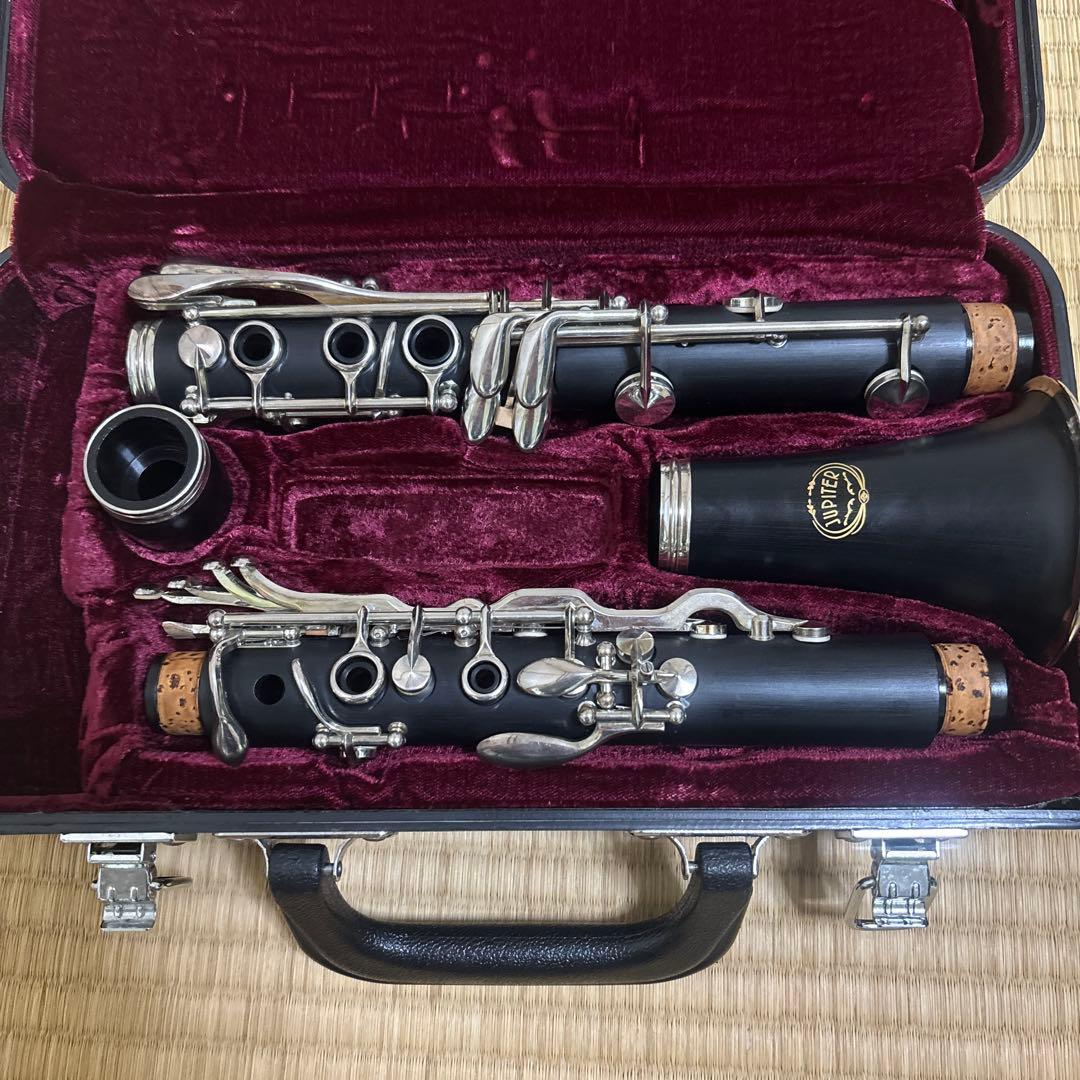 ジュピタークラリネットＪＣＬ６３１クラリネット本体 黒色 ケース付き