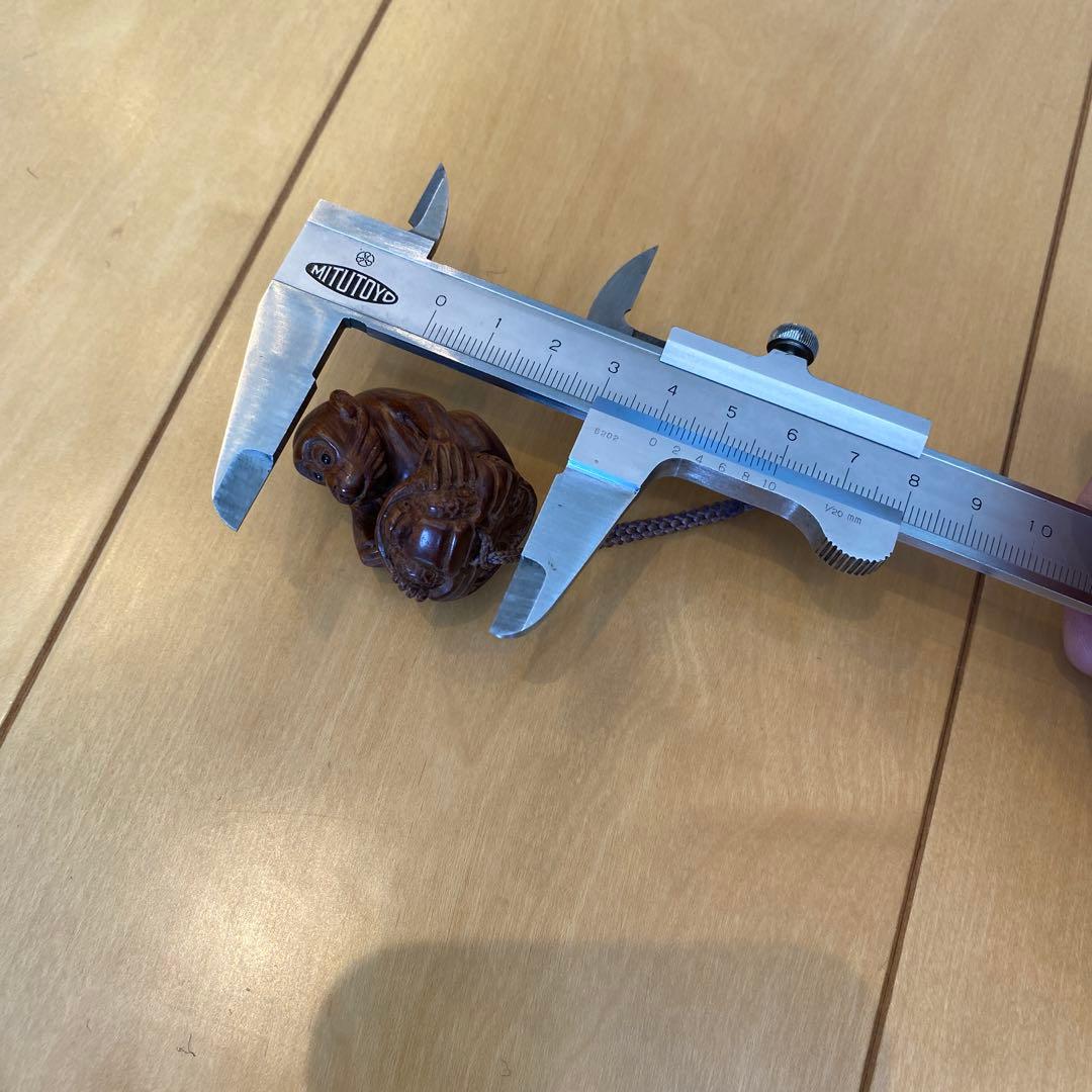 亀乗り猿」の根付】木彫 木彫り 置物 古玩 工芸品 骨董品 M109652924