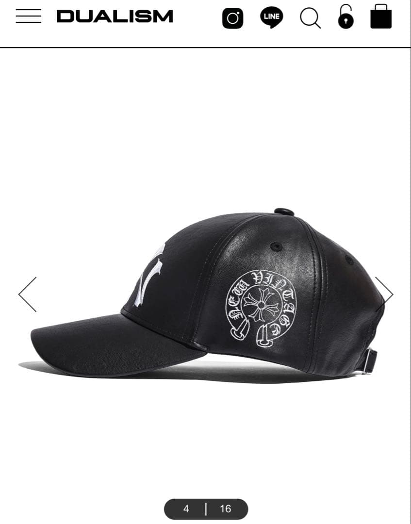 dualismキャップ NEWVINTAGE CHROME YORK PU - メルカリ