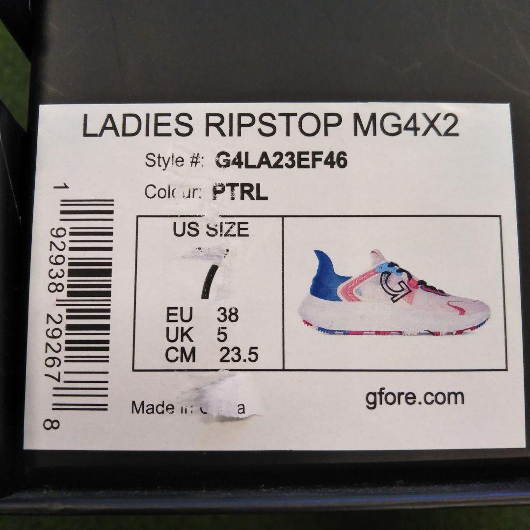 新品 G/FORE ゴルフシューズ 女性用 ピンク/ブルー 23.5cm