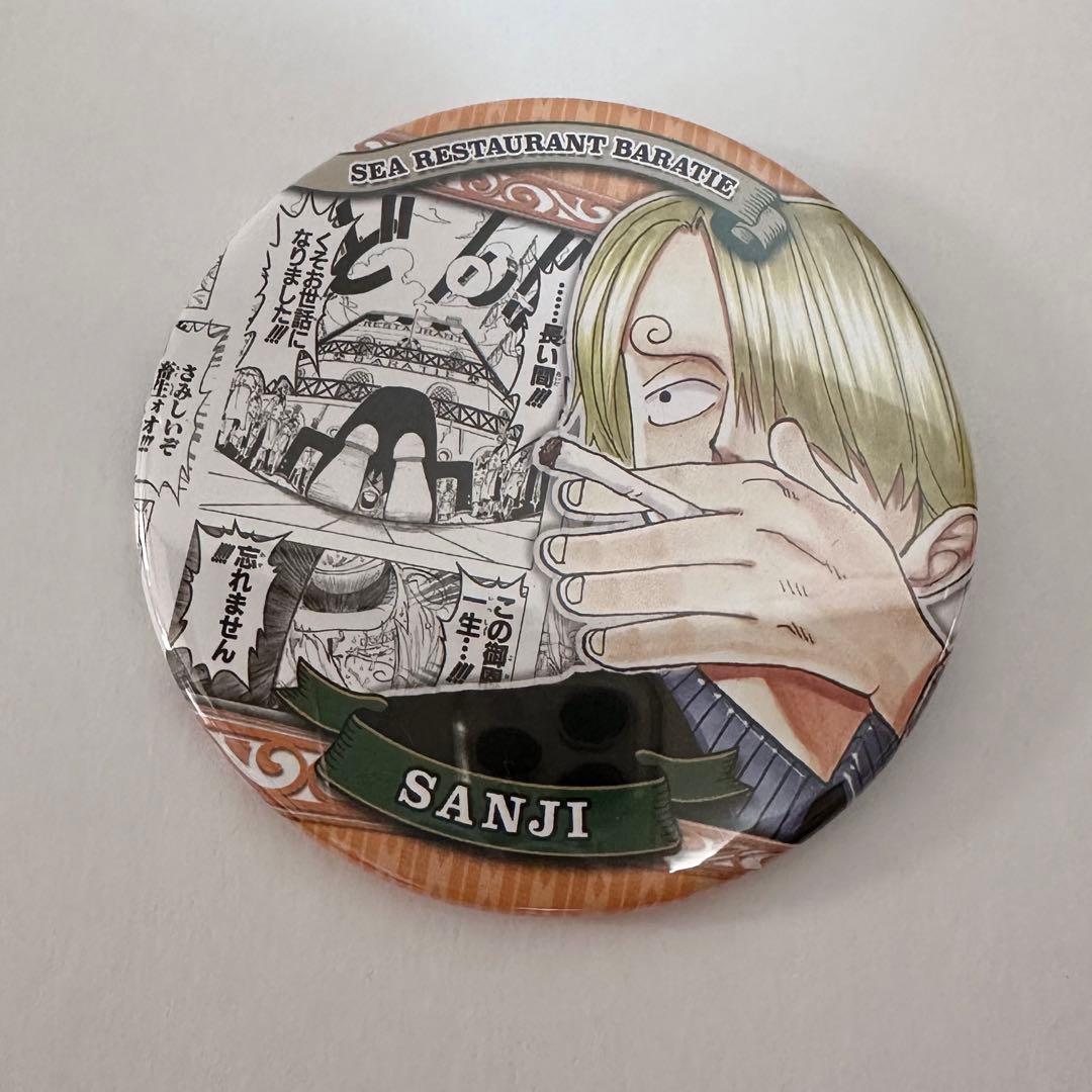 ワンピース サンジ 缶バッジ ヒーローズ バラティエ アラバスタ