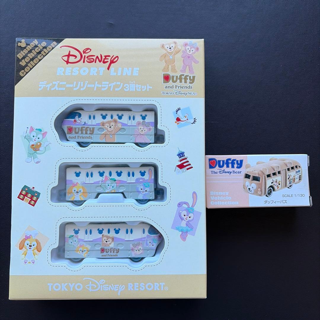 新品未使用　ディズニーリゾートライン3個セット　ダッフィバス