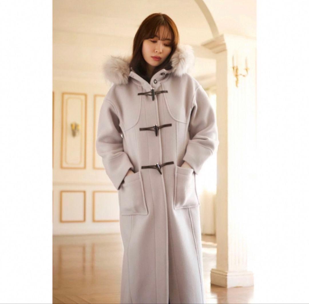 【美品】Herlipto Faux Fur Hoodie Duffle Coat