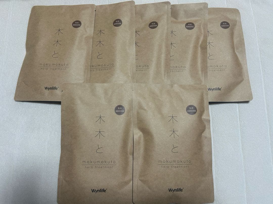 値下げします！木木と（もくもくと） ヘナトリートメント焦茶✖️HTウォーター　7個