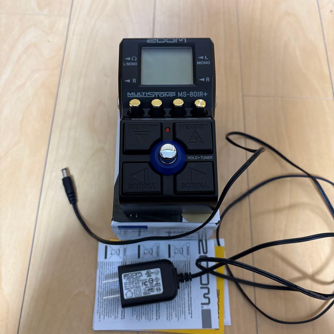 ZOOM MS-80IR+ 電源アダプター付属　アンプシミュレーター