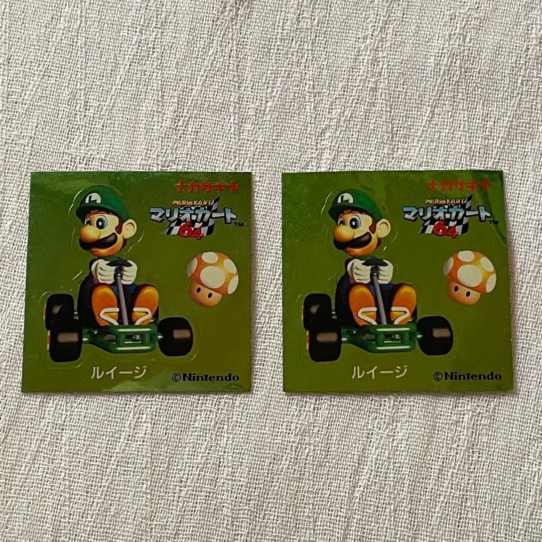 希少】ナガサキヤ スーパーマリオ マリオカート シール レトロ