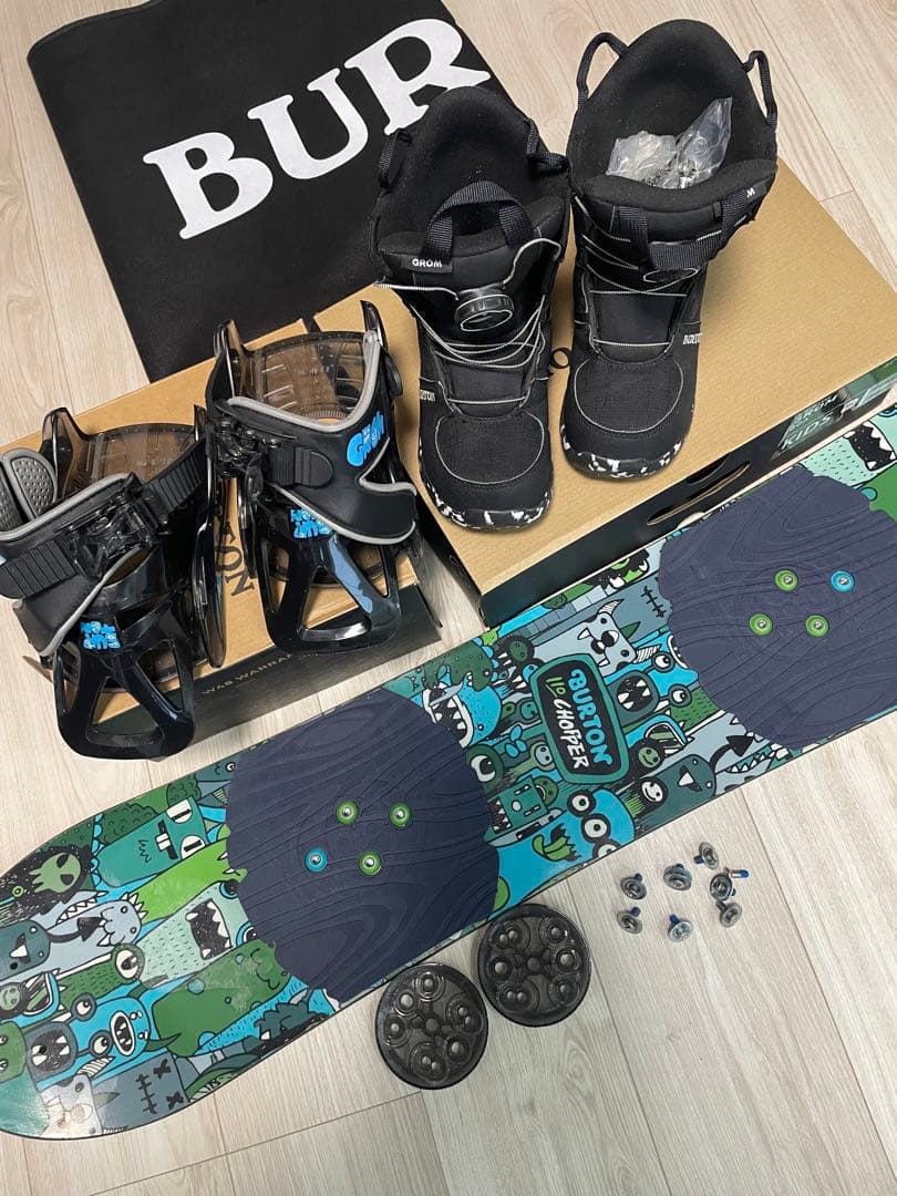 バートンチョッパー110、ビンディング、ブーツ3点セット