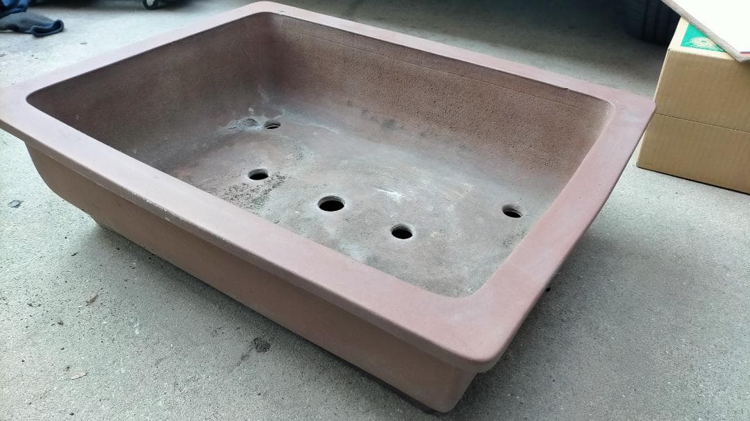 ※【 価格破壊 】※【 旧家土蔵品 】◆《 植木鉢・盆栽鉢 ( 特大 ) 》◆