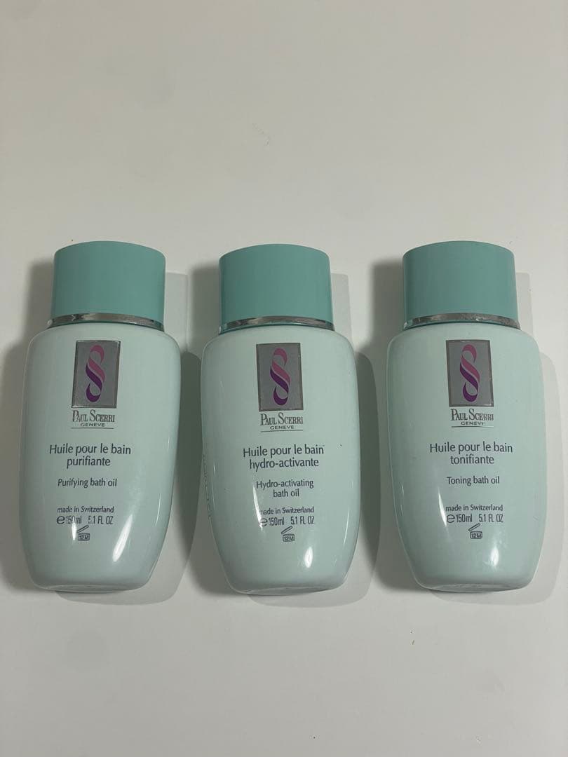 ポールシェリー バスオイル 3本セット ピュリファイング ハイドロ
