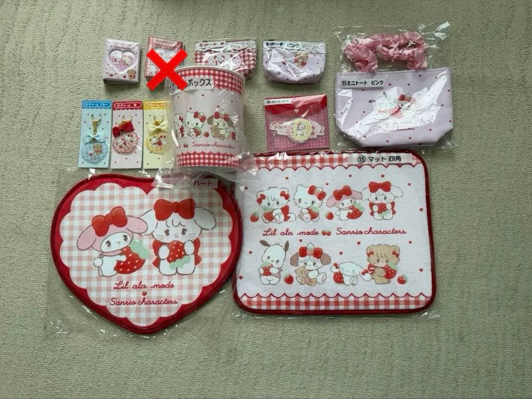 Lil ala mode mikko サンリオ 当たりくじ　11点セット