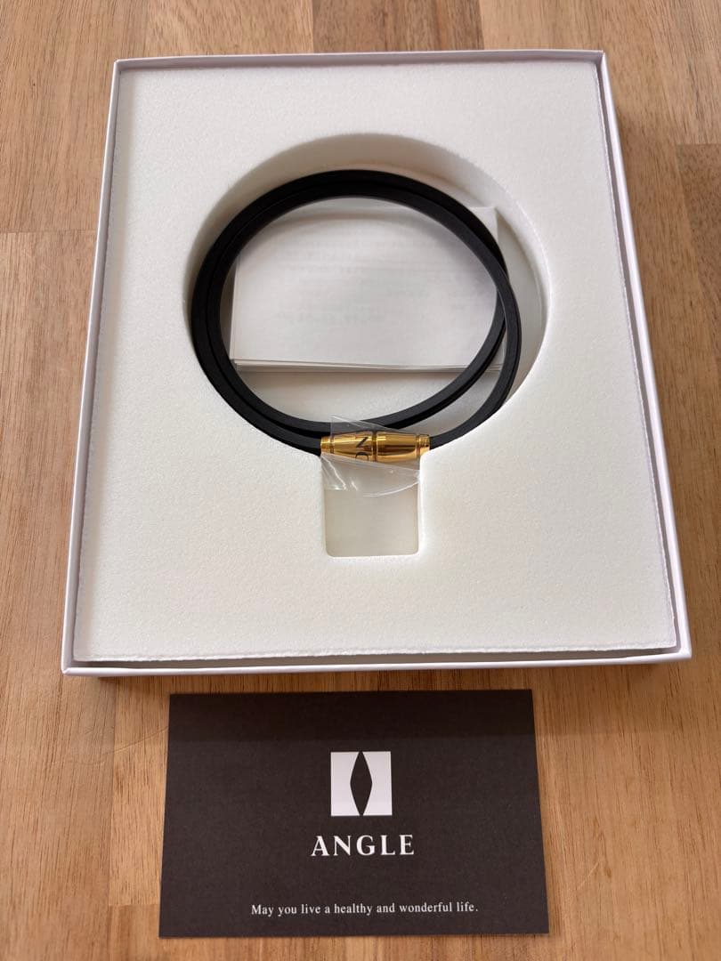 ANGLE MODEL 02 NECKLACE ブラック 50cm