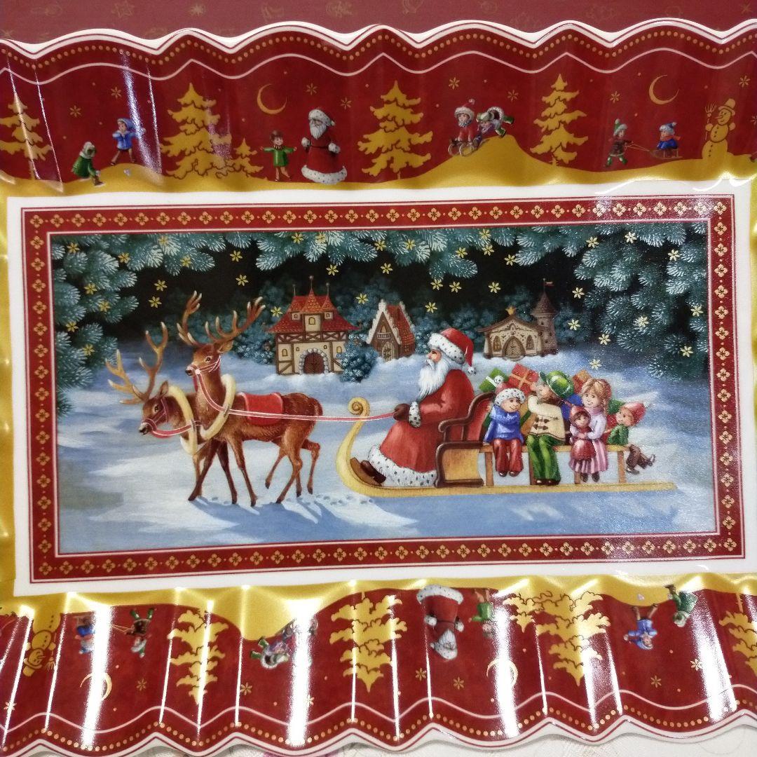 ビレロイ＆ボッホ クリスマス 長方形 プレート ソリ ビレロイボッホ お