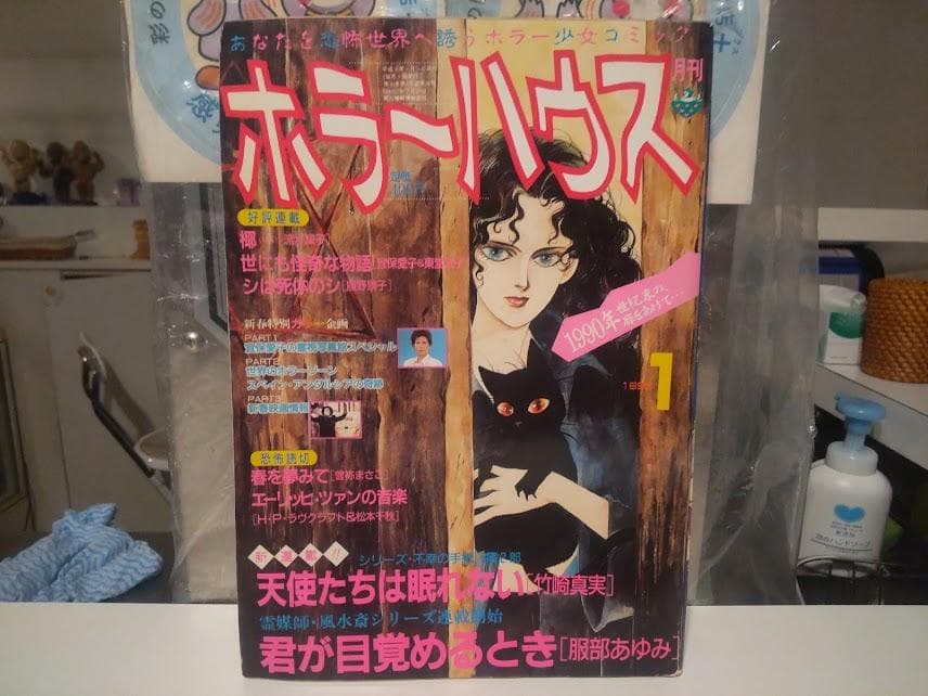 廃版☆レトロ☆1990年 幽霊 心霊 恐怖 少女漫画 雑誌 ホラーハウス 4冊