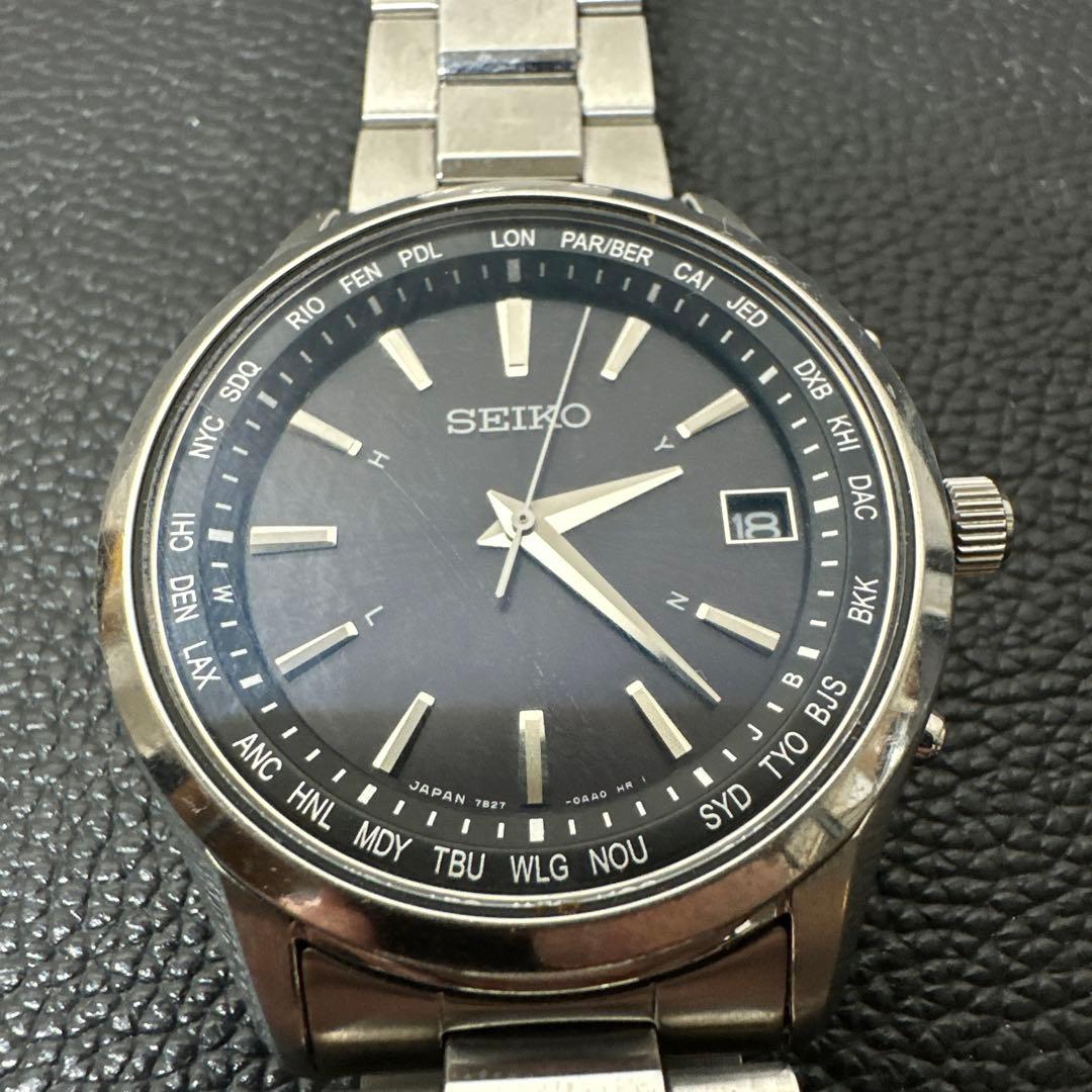 SEIKO ソーラー　7b27-0aa0