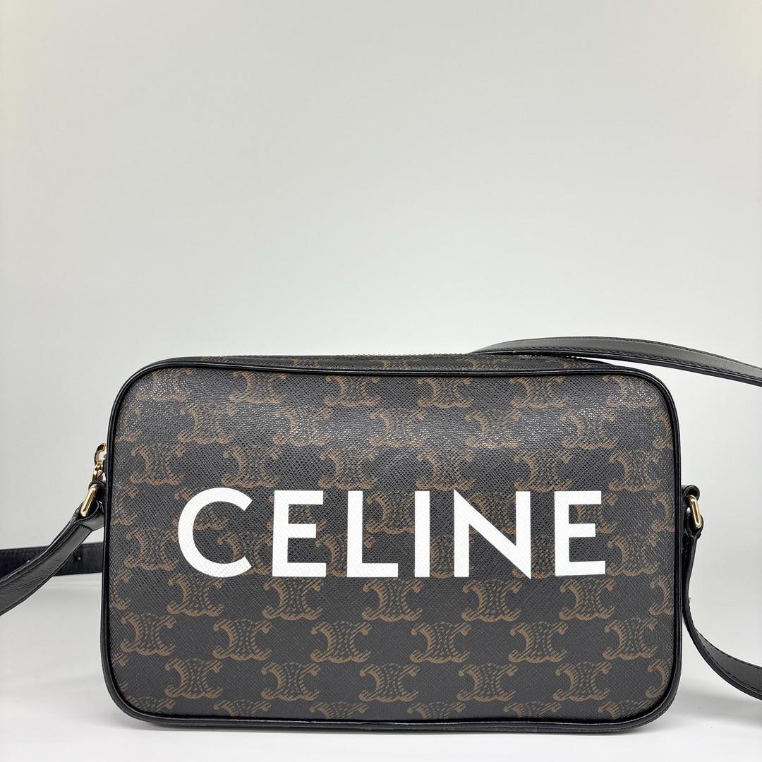 新品同様 セリーヌ トリオンフ レザー ミディアム メッセンジャーバッグ メンズ 楽天市場】CELINE セリーヌ Triomphe Canvas Medium Messenger Bag