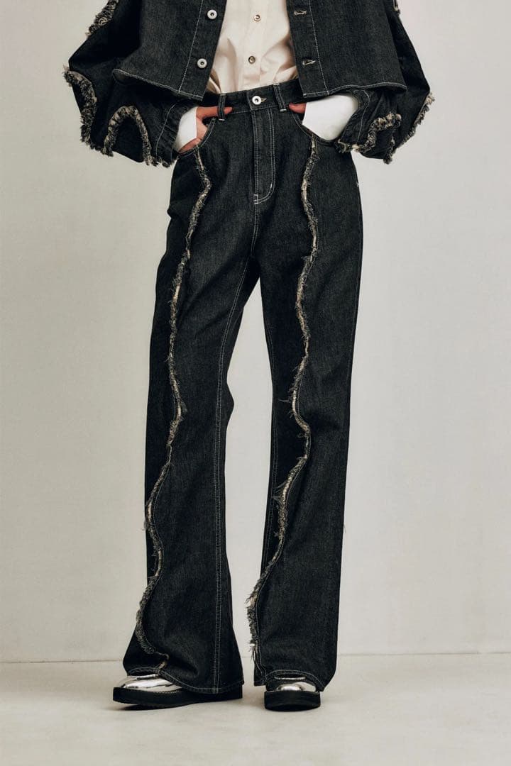 【25AW】定価4.4万円　HOUGA ホウガ　パンツ