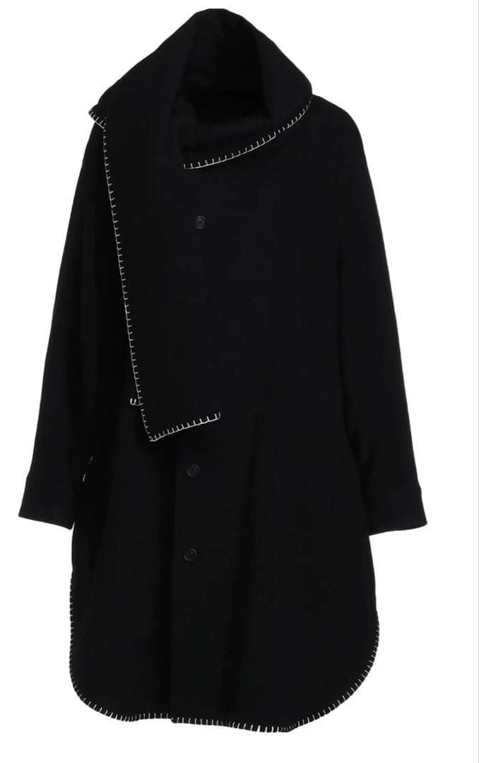 ジャケット・アウター MOSSA STOLE COLLAR BIGSILHOUETTE COAT 中古・古着通販】s'yte (サイト) W/TOP MOSSA STOLE COLLAR BIG