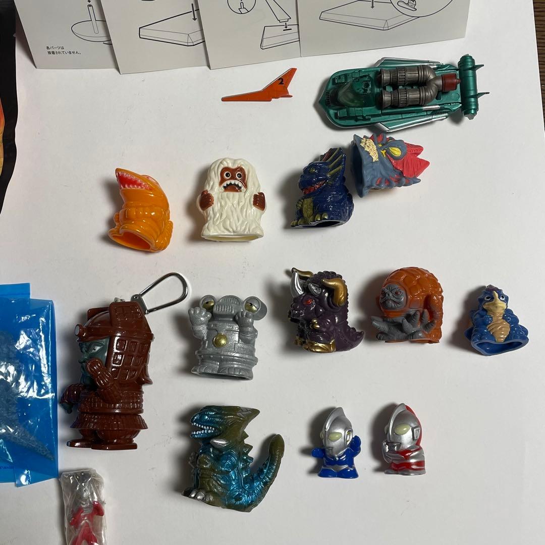 特撮 怪獣 食玩 ジャンク ハンパ物 ゴジラ ウルトラマン 悪魔くん UFO