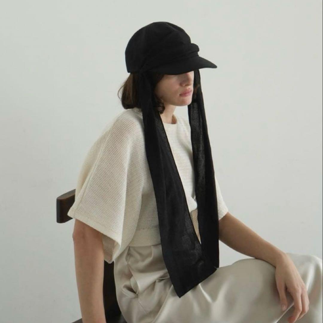 KIJIMA TAKAYUKI CLANE SCARF 6PANELCAP 試着