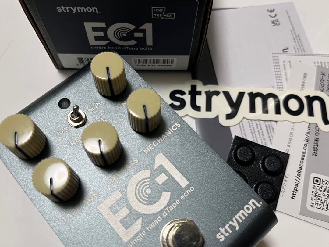 strymon EC-1 single head dTape echo 試奏のみ