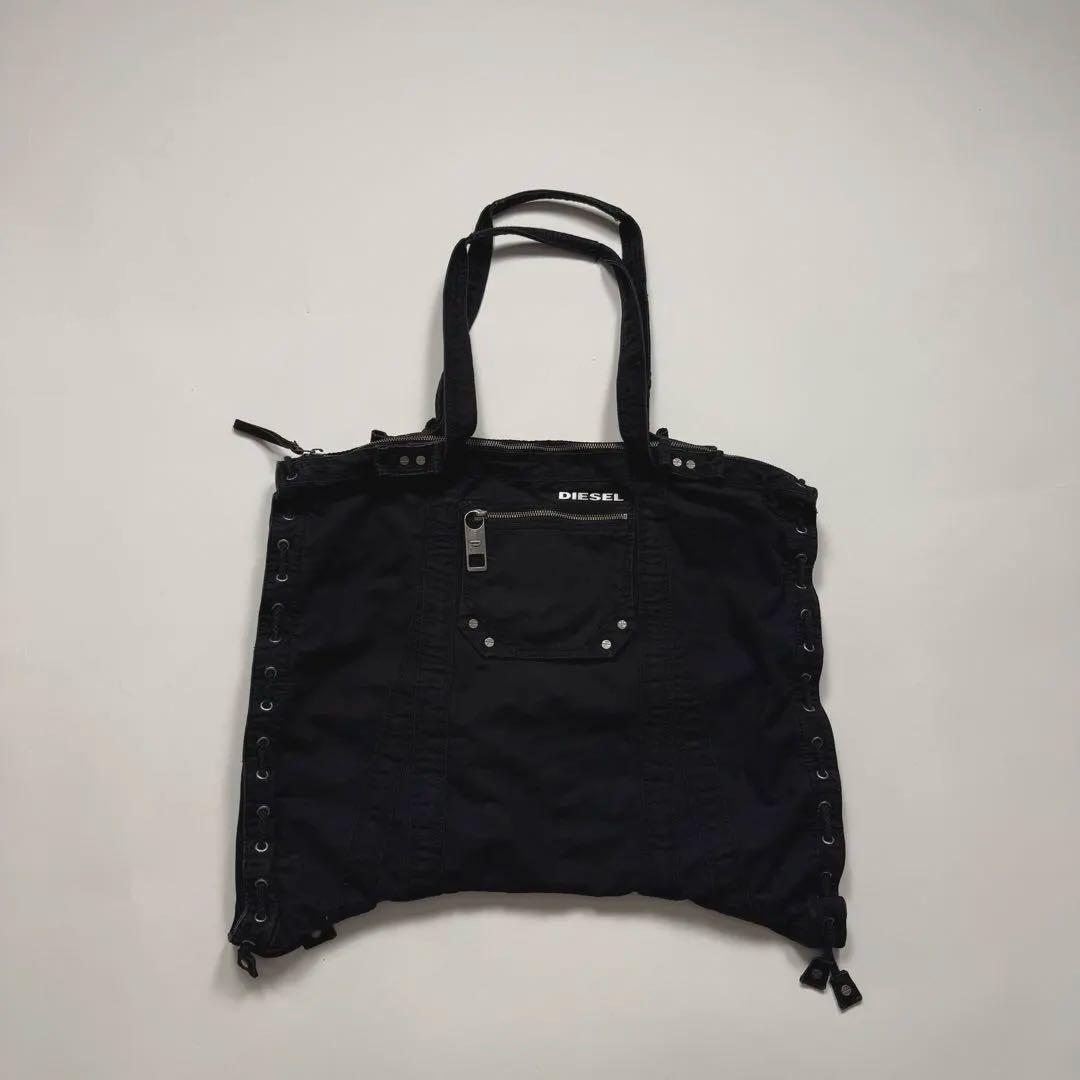 バッグ 2000s DIESEL big tote bag