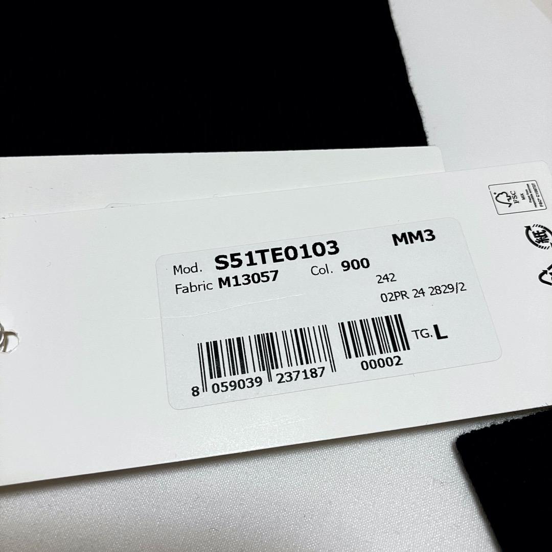 新品 マルジェラ 24aw スヌード ネックウォーマー 黒 ブラック 7156