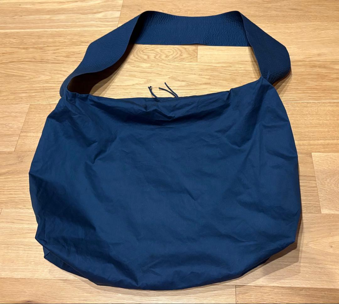 ババグーリ　コットンメッセンジャーバッグ　ネイビー