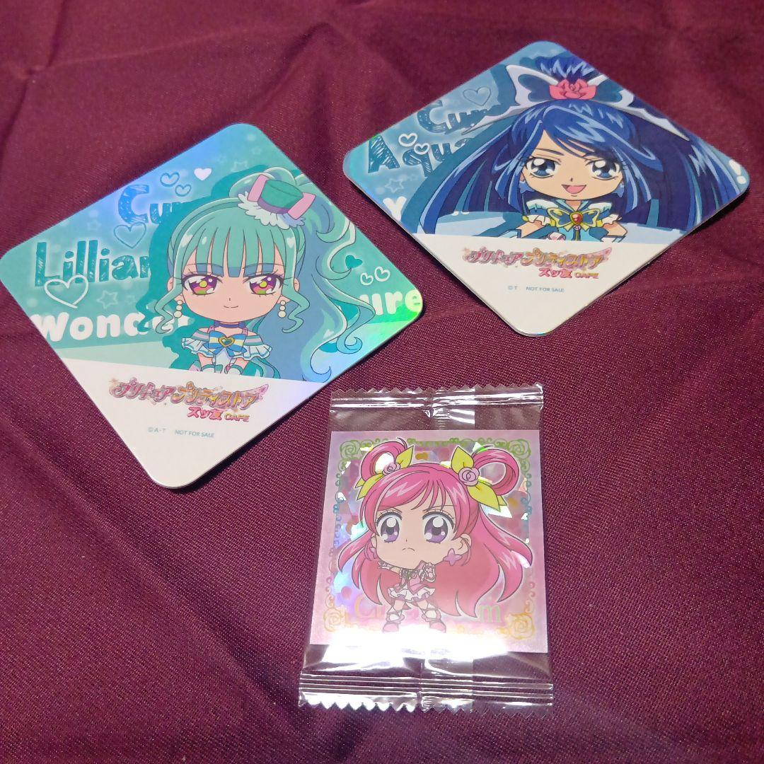 プリキュア プリティストア ズッ友CAFE 特典コースター シール - メルカリ