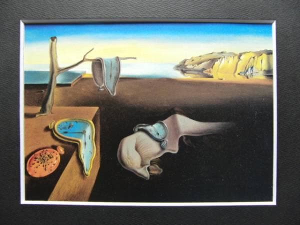 Dali、Persistence of Memory、希少画集画、新品額付