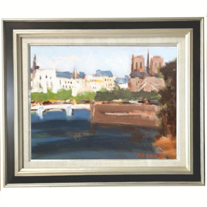 ☆中村 勝☆「セーヌ川」　油絵　F６号　新品額！ ☆中村 勝☆「セーヌ川」 油絵 F6号 新品額！ - メルカリ