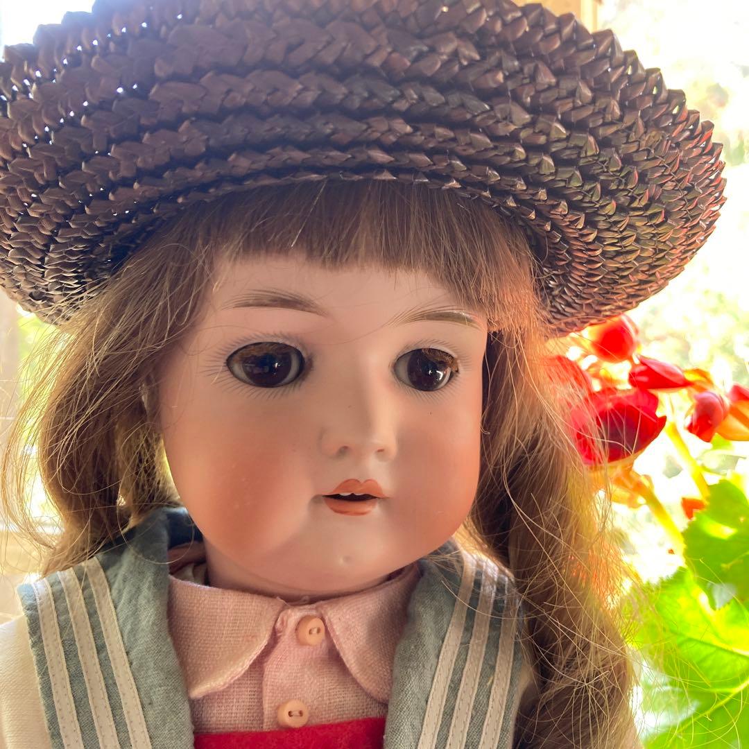 ドイツ　アンティーク　ビスクドール アンティークビスクドールwhitelace