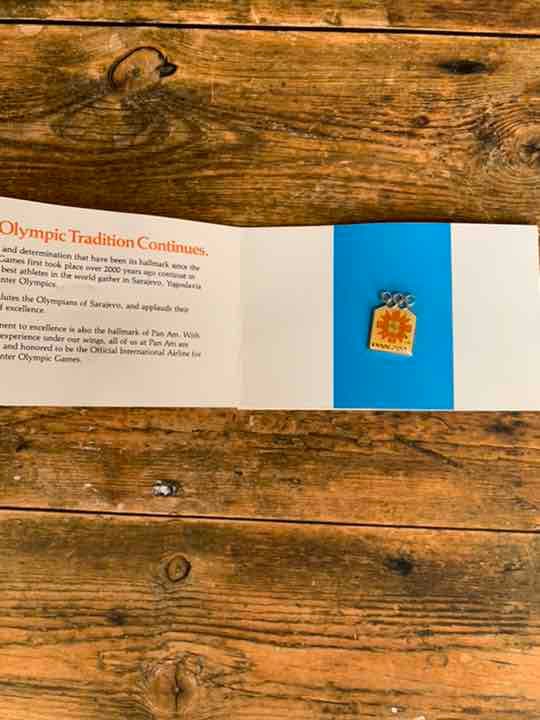 パンナム 1984年オリンピック バッチ ビンテージ レア - メルカリ