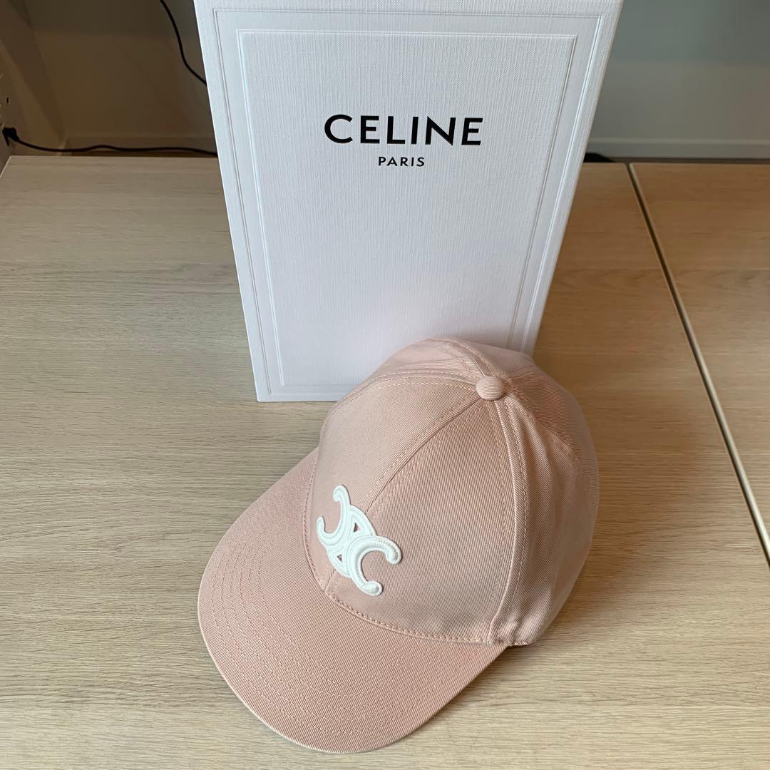 【新品未使用】CELINE トリオンフ ベースボールキャップ