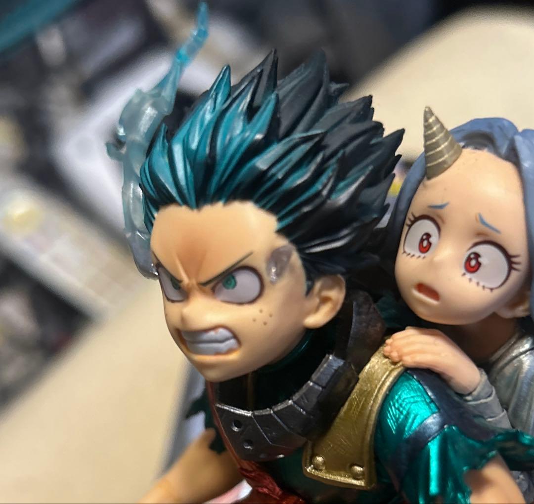 ヒロアカ一番くじ bright future ラストワン緑谷出久＆壊理フィギュア