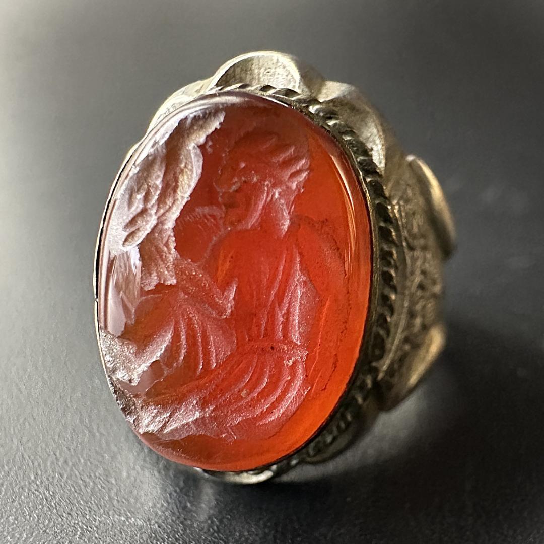 ビザンツ シルバーリング カラーストーン 銀 指輪 パワーストーン 1549 月と太陽の神秘的な輝き！ムーンストーンとサンストーンのシルバー