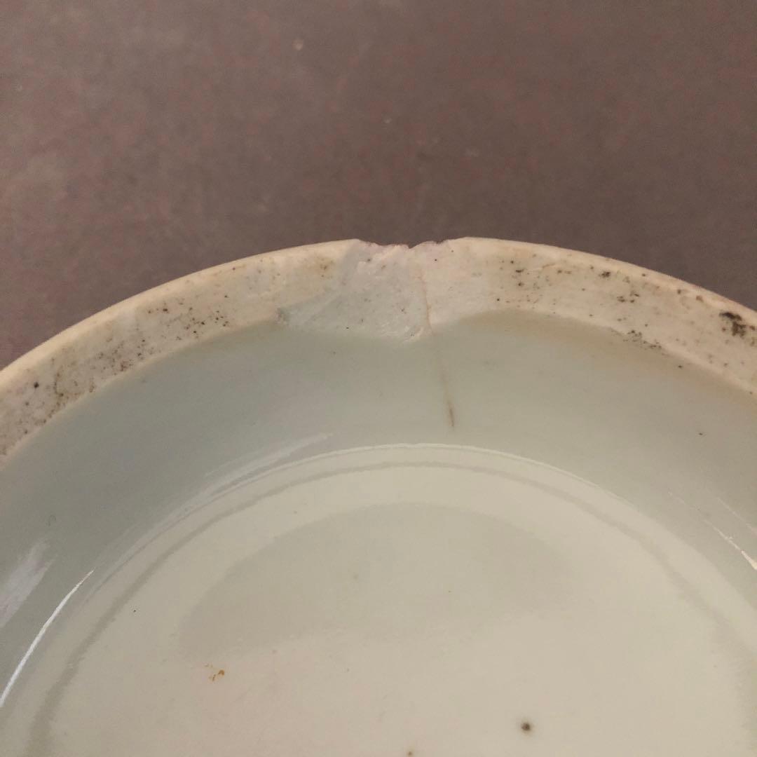 中国骨董 粉彩人物図柄 蓋物 - メルカリ