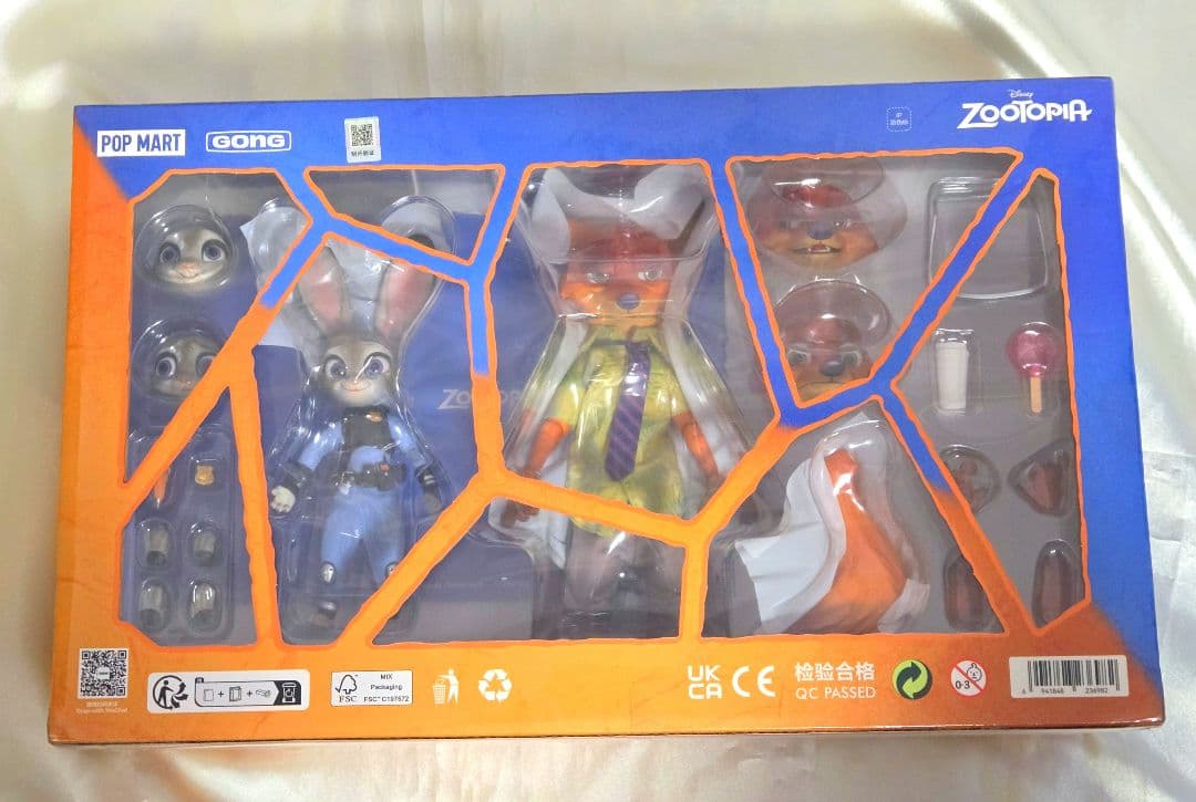 共鳴GONG ズートピア ニック＆ジュディ 1/8 アクションフィギュア