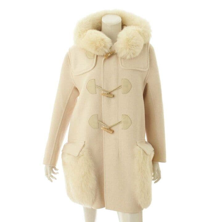 Drawer ドゥロワー fox ファー ダッフルコート人気完売