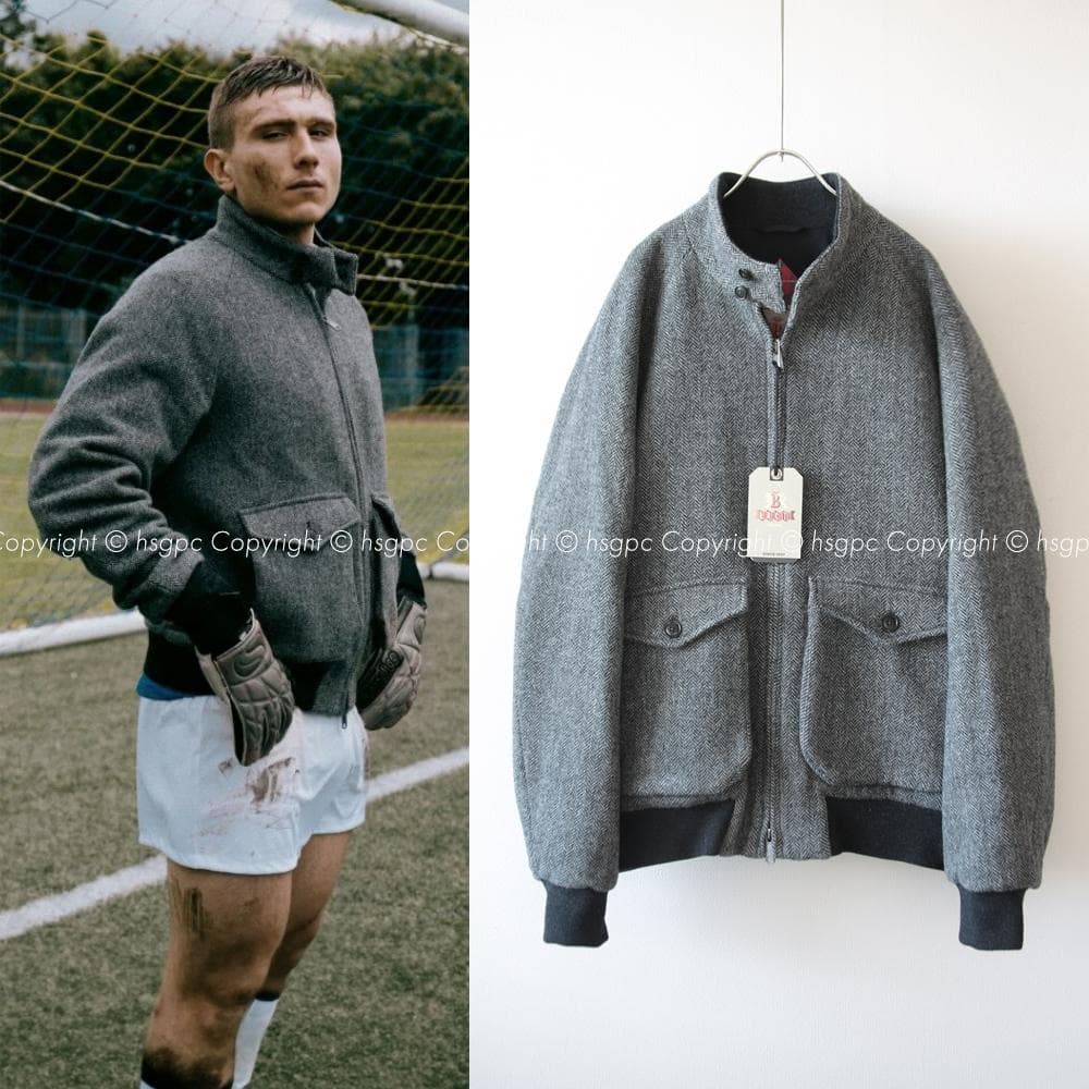 バラクータ G9 ヘリンボーン ハリントンジャケット スイングトップ