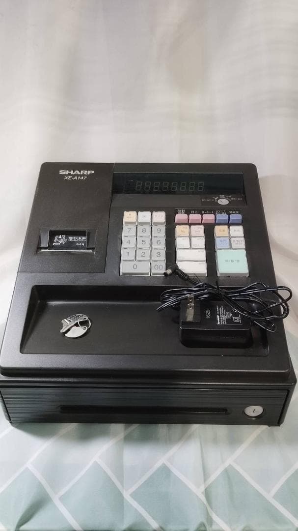 SHARP XE-A147 レジスター キー付き　Y130 電子レジスタ＜XE-A147/A107＞を発売 | ニュースリリース：シャープ