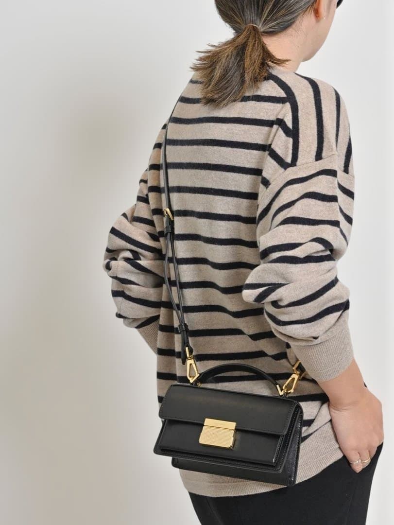 【アパルトモン】BORDER BF KNIT PULLOVER